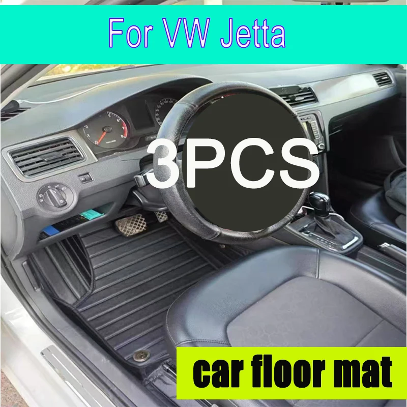Alfombrillas de coche para VW Volkswagen Jetta Vento A7 2019 2020 2021 2022 2023 piezas interiores mate accesorios de coche