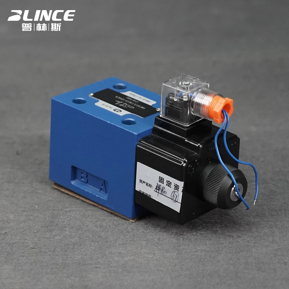 4WE10D 4 Way 2 Position Hydraulic Directional Valve   Hydraulic Solenoid Control Valve for Stamping Line Fixture