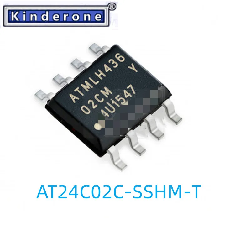 1-100PCS AT24C02C-SSHM-T AT24C02C SOIC-8 EEPROM 100% New ElectronicCN(Origin)