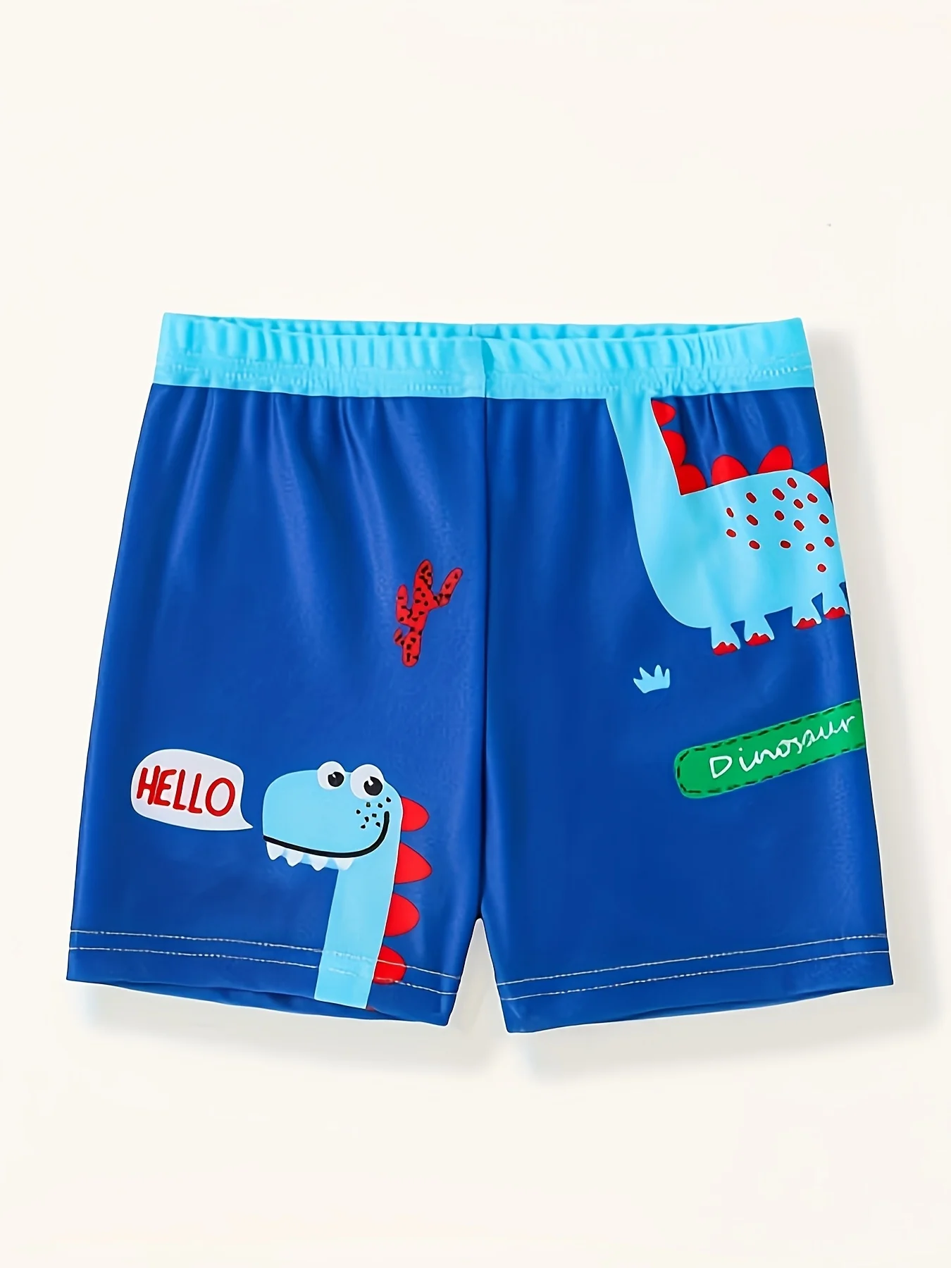 Children's cartoon dinosaur swimming trunks - comfortable and quick-drying, fun design, a must-have for summer water play