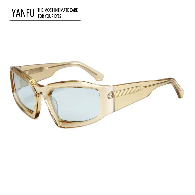 

Polarized Thick Cat Eye Sunglasses Man Acetate Black Retro Classic Glasses Women Men UV400 Retro Eyewear Fishing Outdoor 143mm