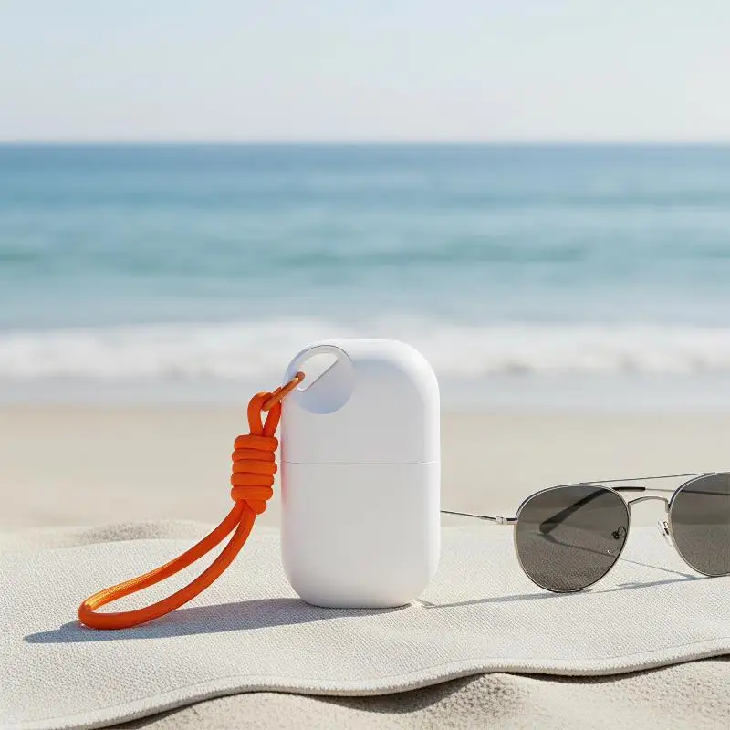 1pcs Empty 40ml Soft Tube Squeeze Lotion Bottle BB Cream Sunscreen Isolation Cream Cosmetic Container With Lanyard