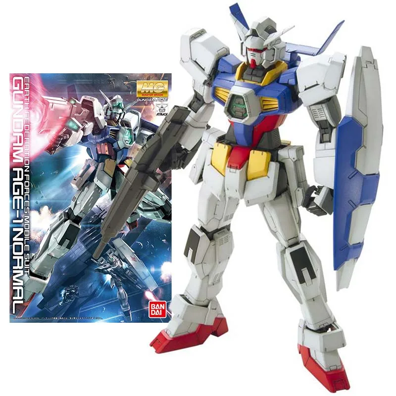 

Bandai Figure Gundam Model Kit Anime Figures MG 1/100 AGE-1 Normal Mobile Suit Gunpla Action Figure Toys For Boy Children's Gift