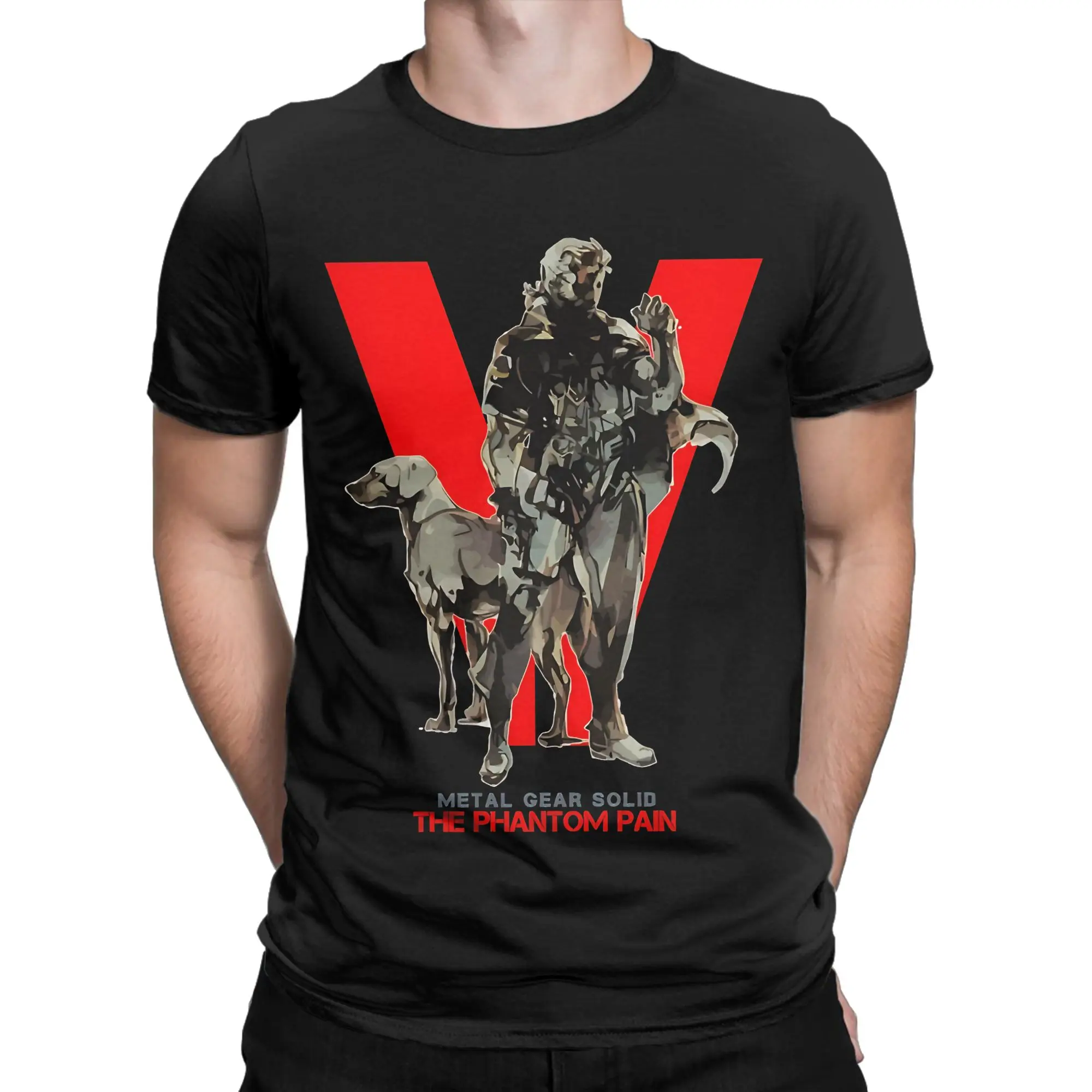 The Phantom Pain Metal Gear Solid Funny 100% Cotton T-Shirt Metal Gear Solid Tops Tees For Men