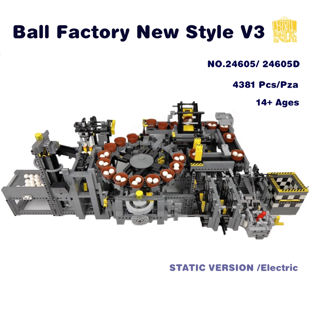 

MOC-24605 Ball-Factory Новый стиль 3 модель с PDF-рисунком LEGOin строительные блоки кирпичи DIY День рождения рождественские подарки