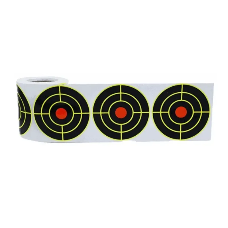 200Pcs Self Adhesive Shooting Target Sticker 7.6cm Splatter Splash Amp Reactive Practice Training Hunting Stickers