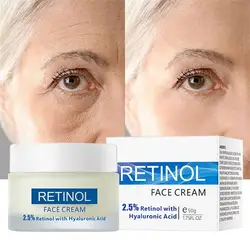 Siero rassodante antirughe antietà acido ialuronico vitamina A retinolo crema viso per le donne schiarire le rughe macchie scure