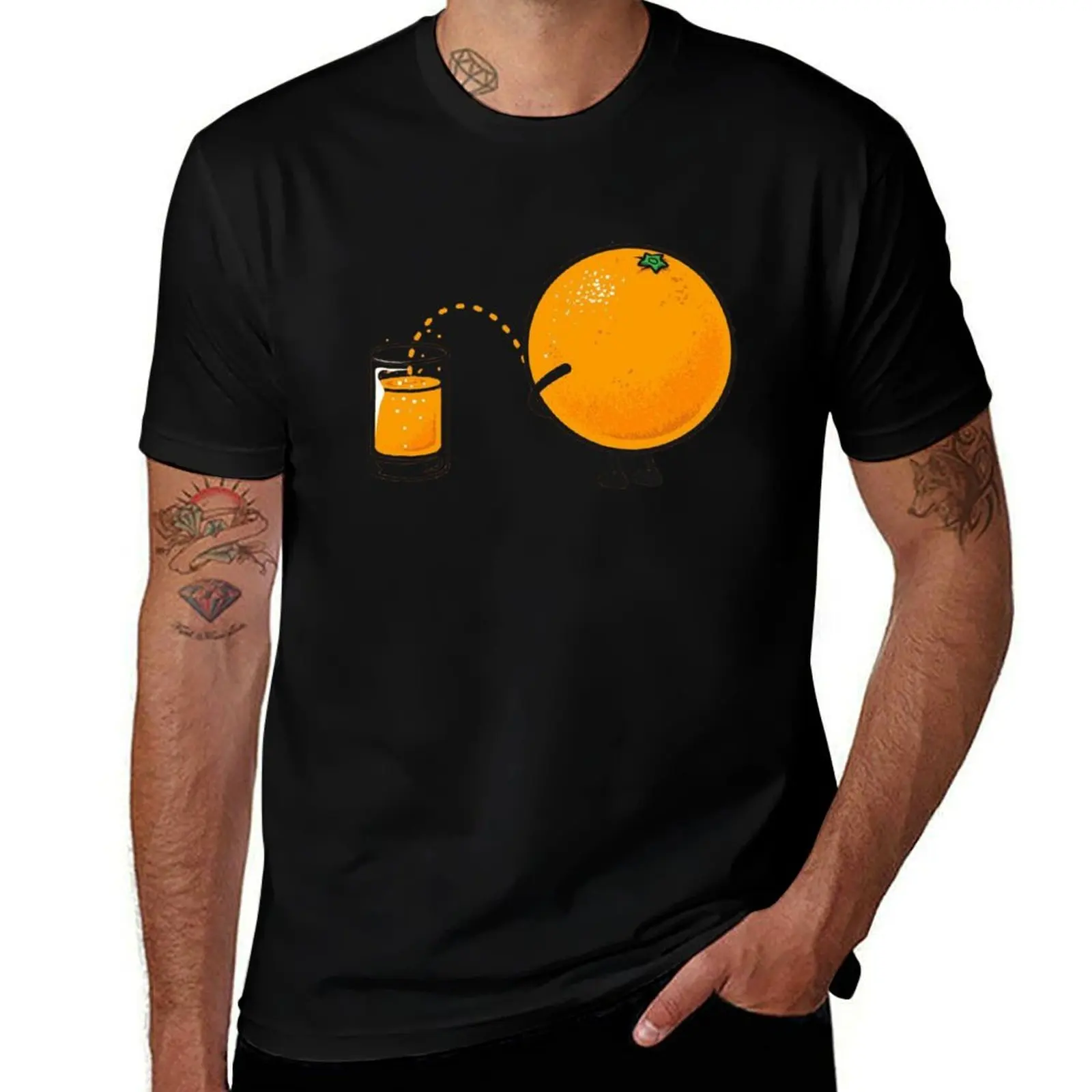 

Футболка ORANGE JUICE, незаменимая футболка, мужские футболки с рисунком, футболка