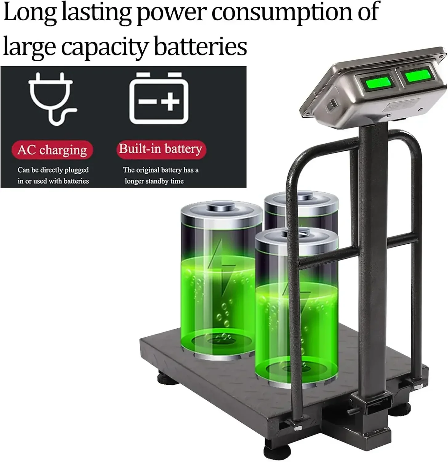 

Промышленные напольные весы XMSJ-SaleXMSJ.XMSJ.660lb с съемным ограждением, цифровые весы с точностью измерения в фунтах/килограммах, высокая четкость