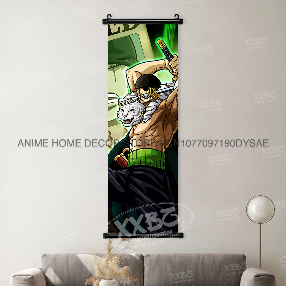 One Piece Poster Anime Hanging Painting Roronoa Zoro Wallpaper