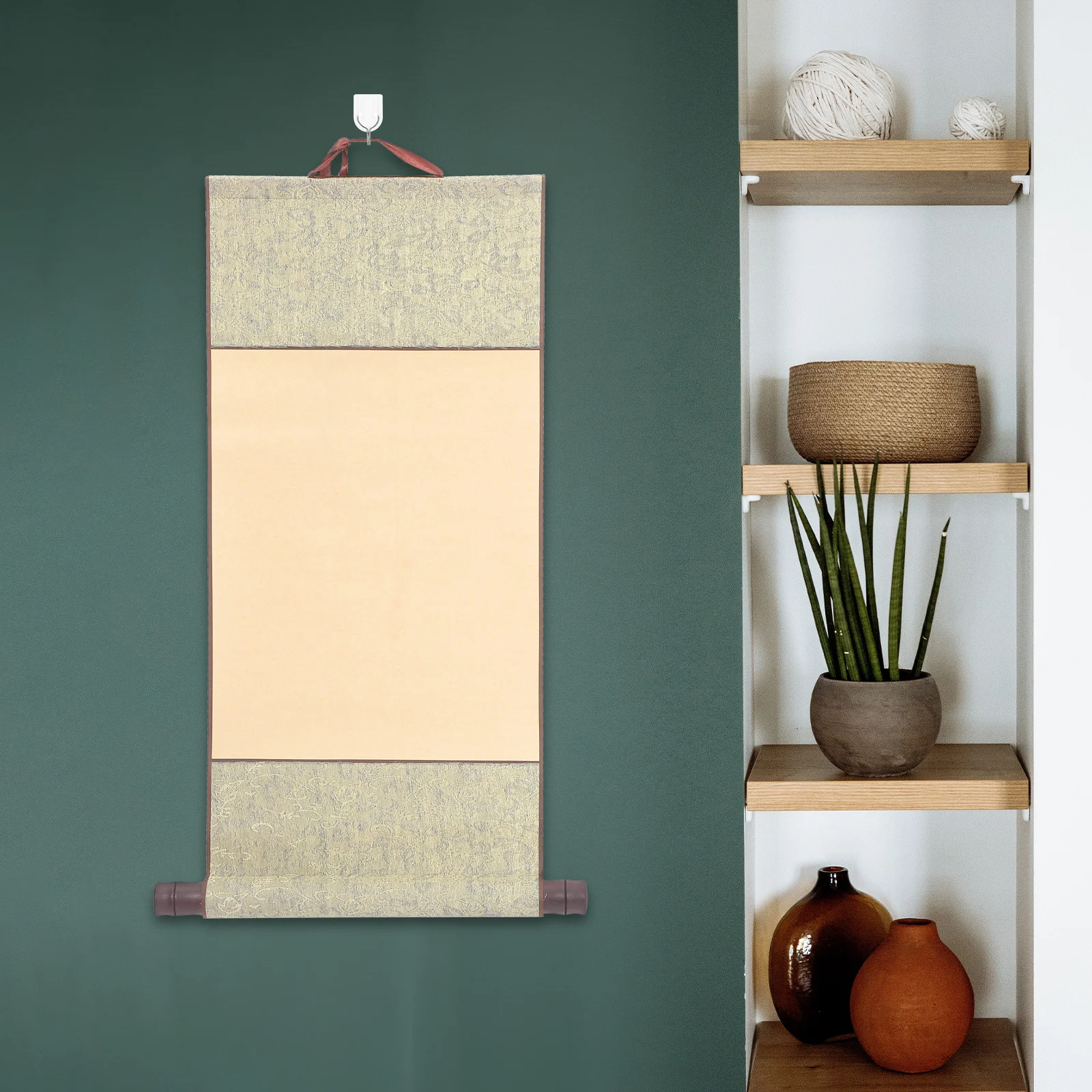 1 قطعة ورق التمرير الصيني الفارغ 38X100 سنتيمتر ورق الأرز للخط اللوحة Diy بها بنفسك الفن جدار ديكور معلقة التمرير العرض #4