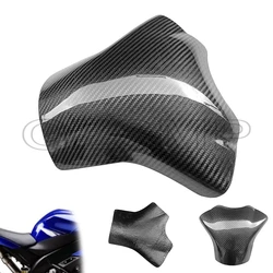 Fit for Yamaha YZF-R1 2004-2006 2005 Motorcycle Fuel Tank Cap Real Carbon Fiber Protective Cover YZF R1 04 05 06