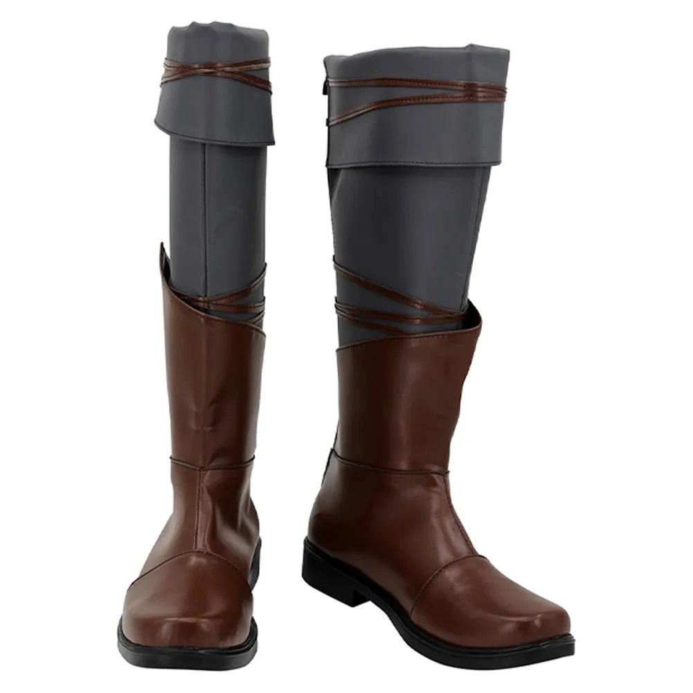 Baldurs Cos Gate 3 Wyll Cosplay Schoenen Laarzen Voor Volwassen Mannen Vrouwen Fantasia Roleplay Rekwisieten Halloween Kostuums Accessoire Op Maat Gemaakt