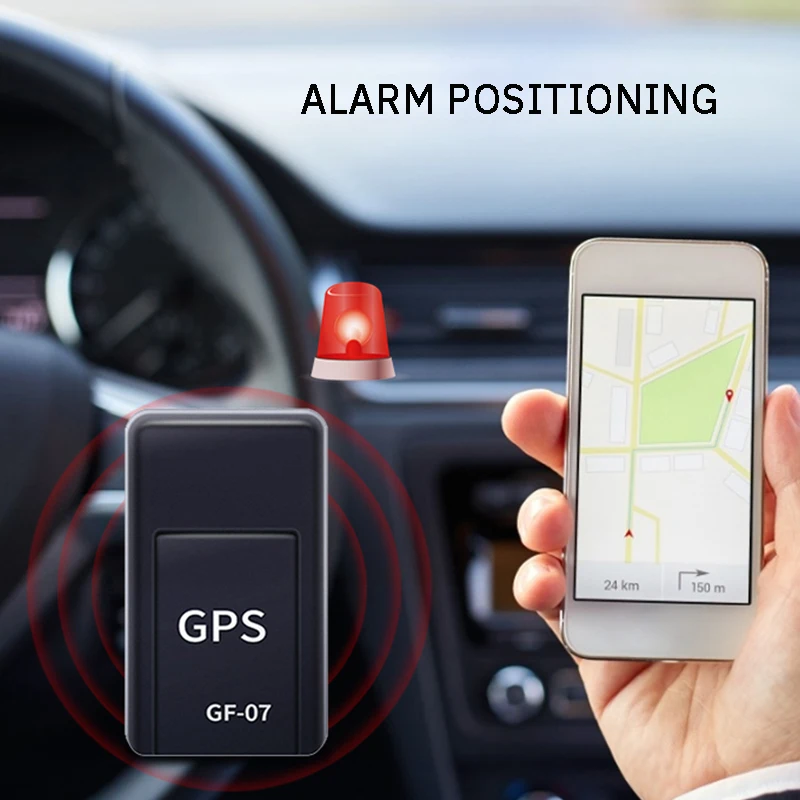 CarTracker Real Time Tracking Anti Theft Anti Locator Mini Magnetic GF-07 GPS  Auto Strong Magnetic Mount SIM Message Positioner