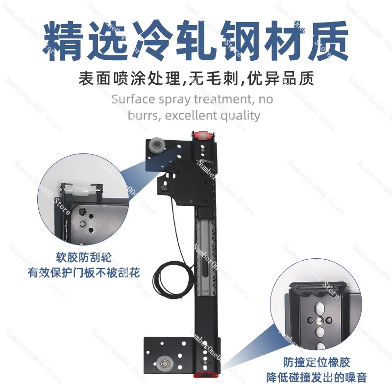 

Скрытая телескопическая направляющая для складных дверей с боковым креплением, фурнитура для шкафов и гардеробов