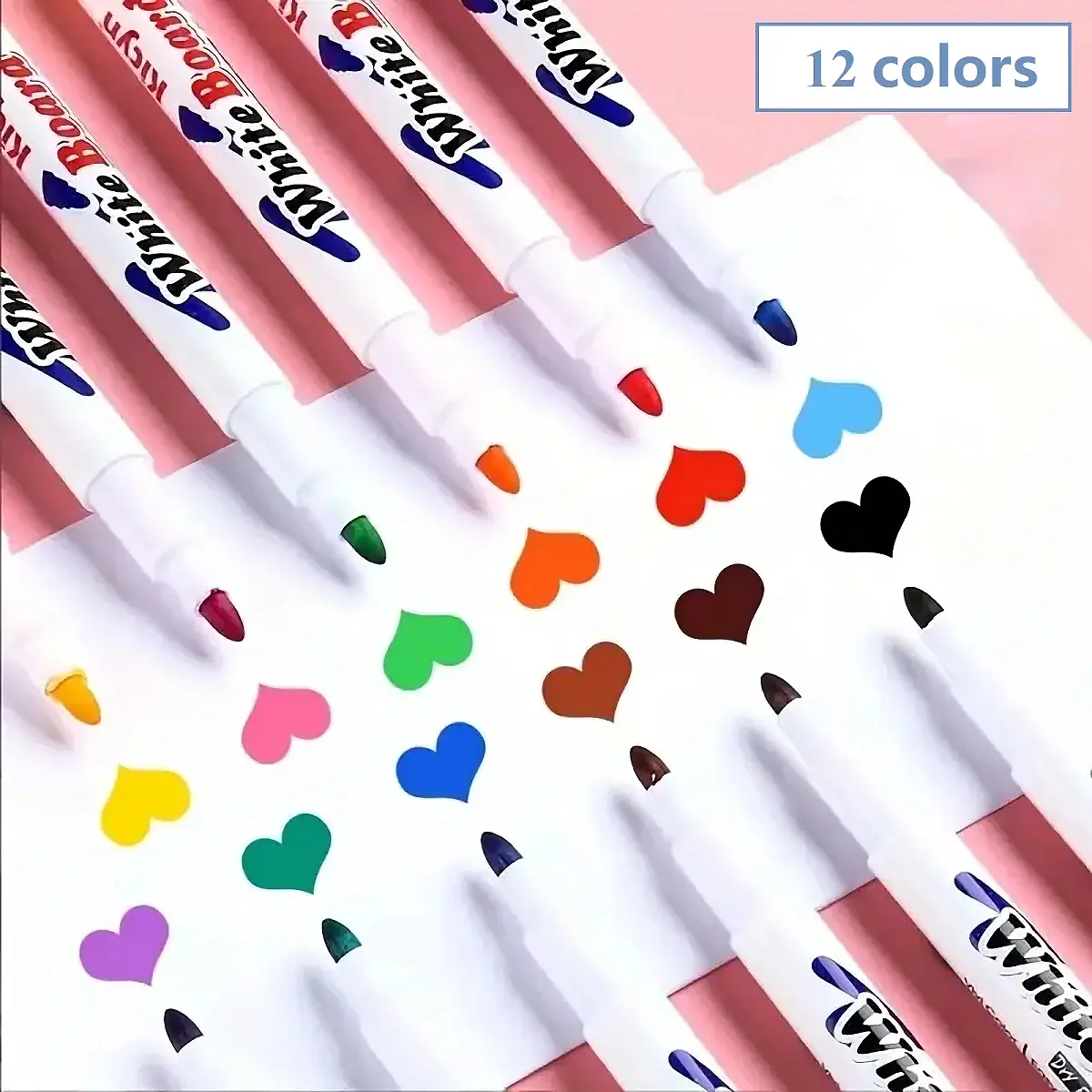 قلم عائم 12 لونًا مع ملعقة - مجموعة أقلام رسم عائمة للمياه السحرية للمشروعات الفنية الإبداعية التي تصنعها بنفسك