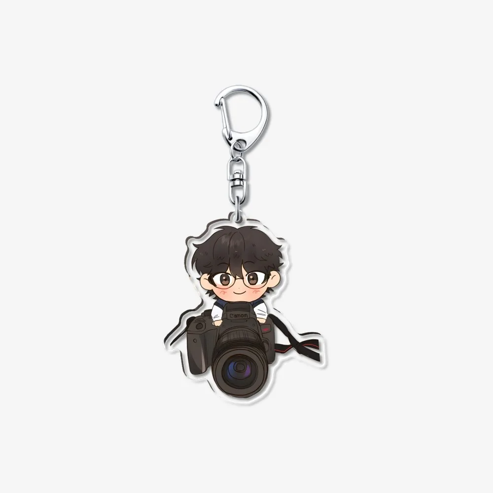 Anime Double Male Leads Peripheral Keychain Hanging Decoration Comic Pendant Jewelry Collection Keyring Crafts Accessory Gift