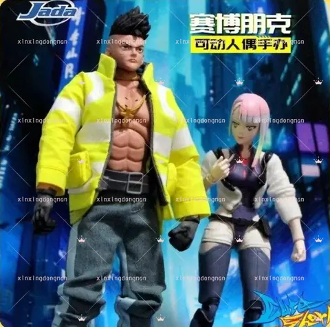 In Stock 1/12 Jada Toys Lucy David Lyberpunk EDGERUNNERS Anime Action Figure Model Collection Doll Toy Birthday Gift