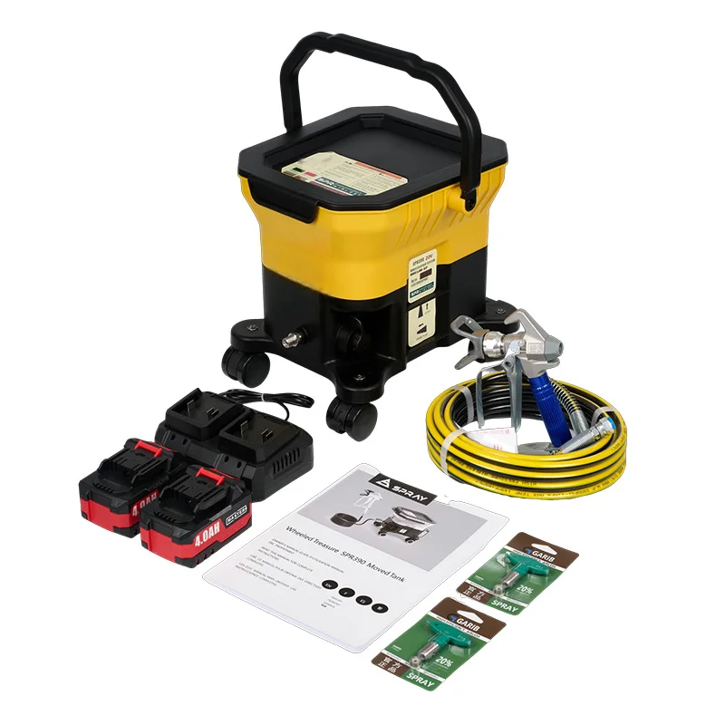 

Factory Direct Sale High Quality 20V Paint Sprayer Lithium Battery Portable Wheeled Rapid Fire Airless Sprayer