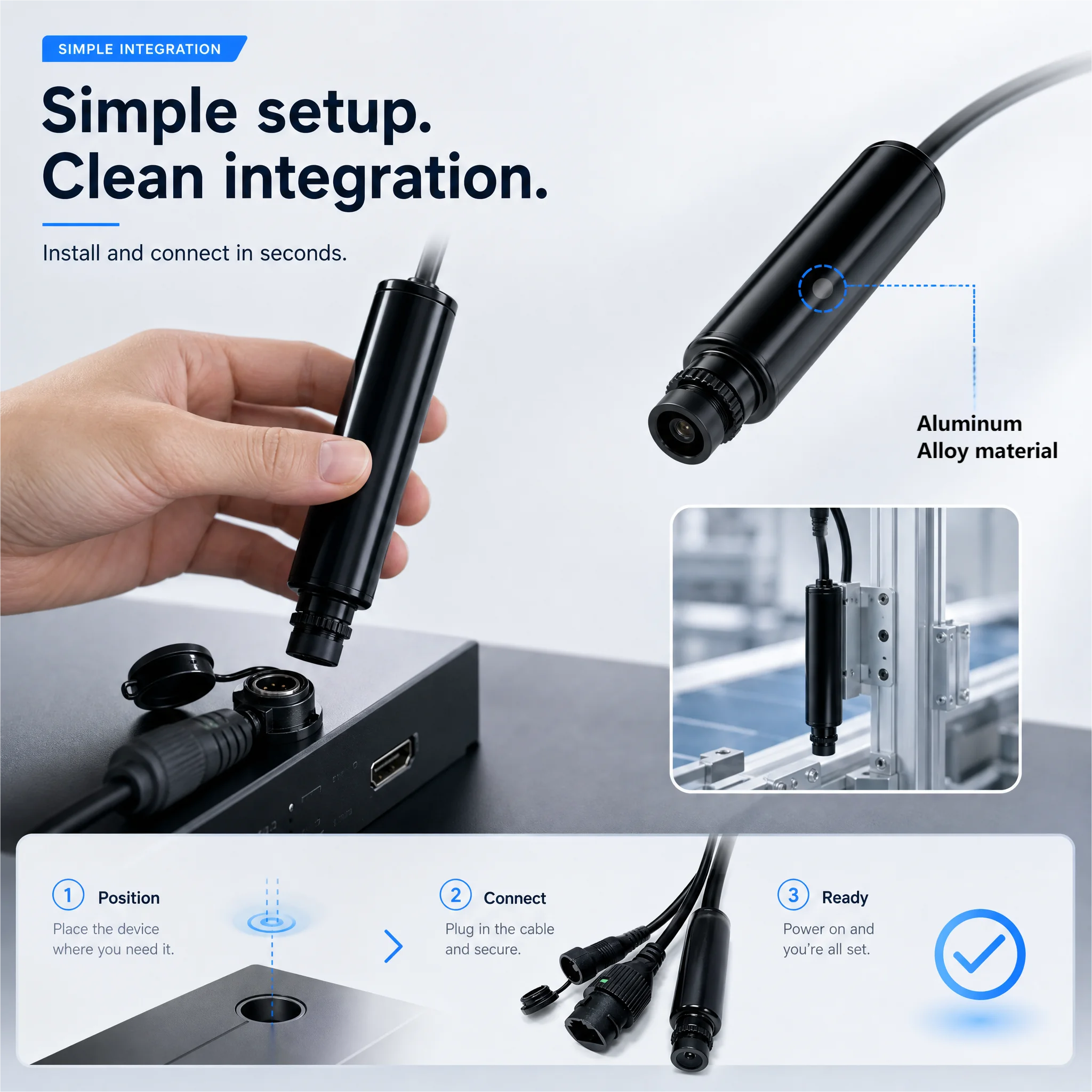 IP 5MP POE Wifi 6x Zoom IPC Bullet Mini TV Camera With Fish Eye Wide Angle Metal Case Housing With Bracket Holder APP SDK ONVIF