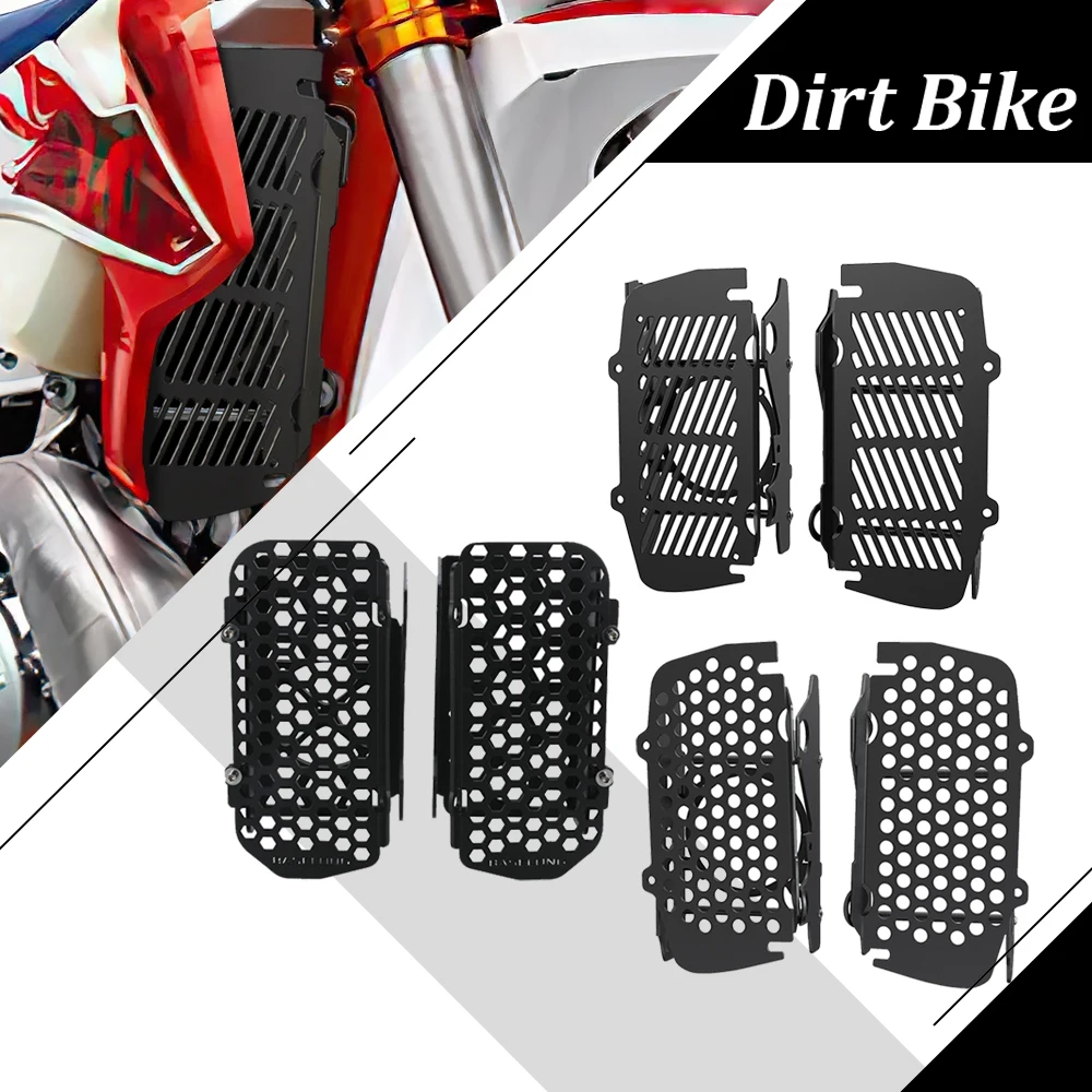 

For Husqvarna TE TX TC FE FX FC 125 250 300 350 450 2019 2020 2021 2022 2023 2024 New CNC Radiator Grill Guard Cover Protector