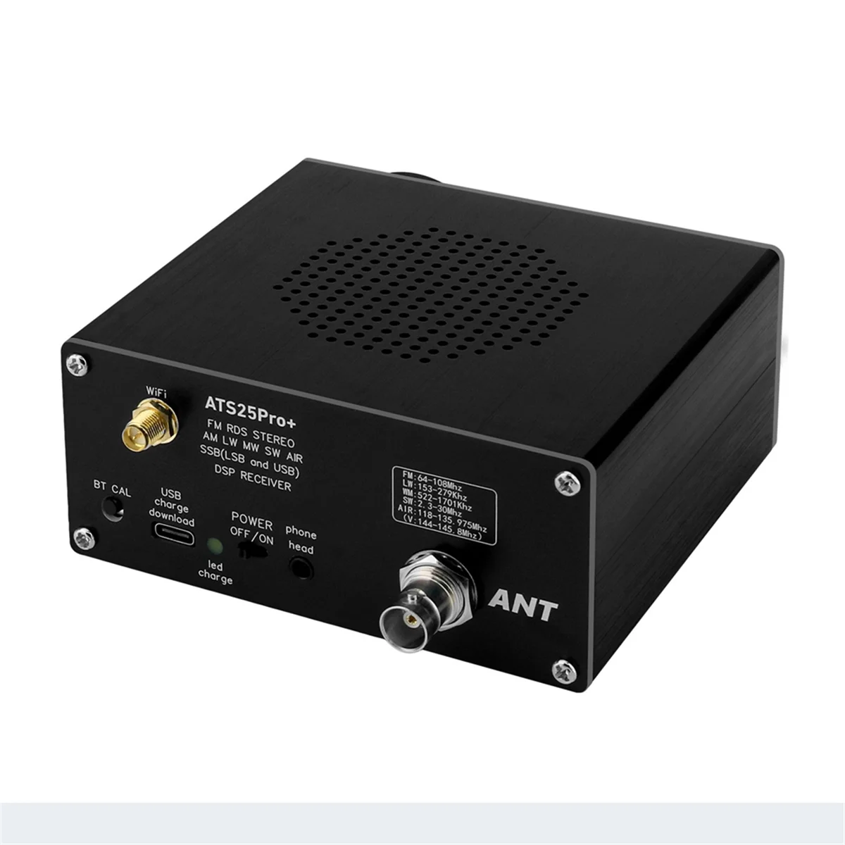 

ATS25 Pro+ AIR Full Band Radio Receiver FM SW SSB MW LW AIR SDR Aviation Band Receiver Supports Bluetooth WIFI