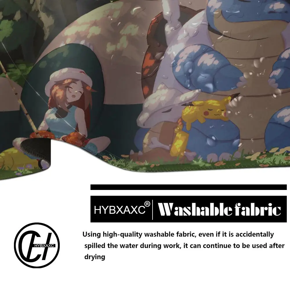 900x400 Mouse Pad Deskmat Laptop Office Mousepad Desk Decor Extended Mouse Pad Keyboard Mat P-pokemon Snorlax Versize Desk Pad