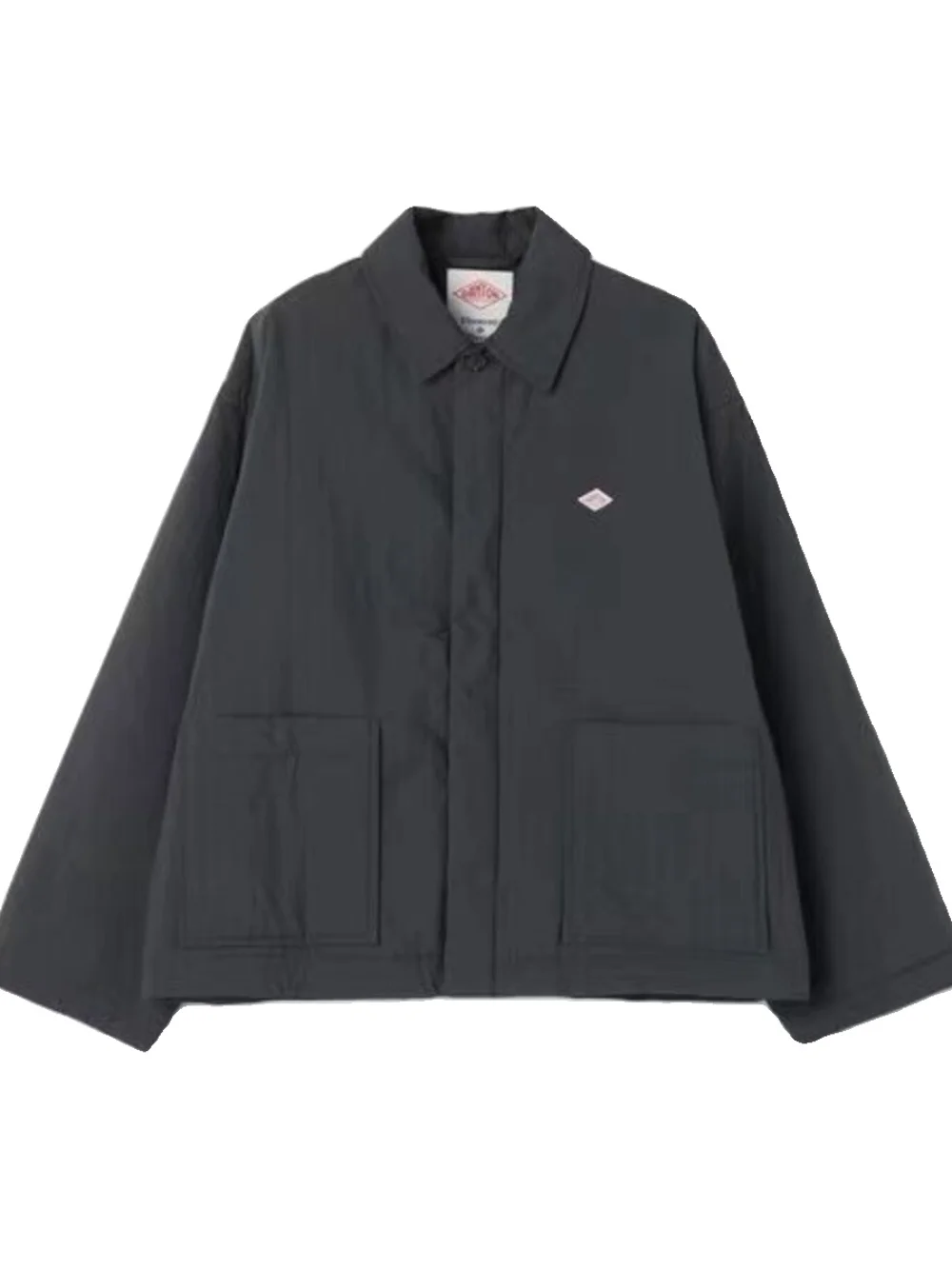 

Retro Workwear Sle Thin Cotton Jaet Casual Turn-down Collar Women's ort Outerwear Coat Spring 2025 Long Sve Regular Fit