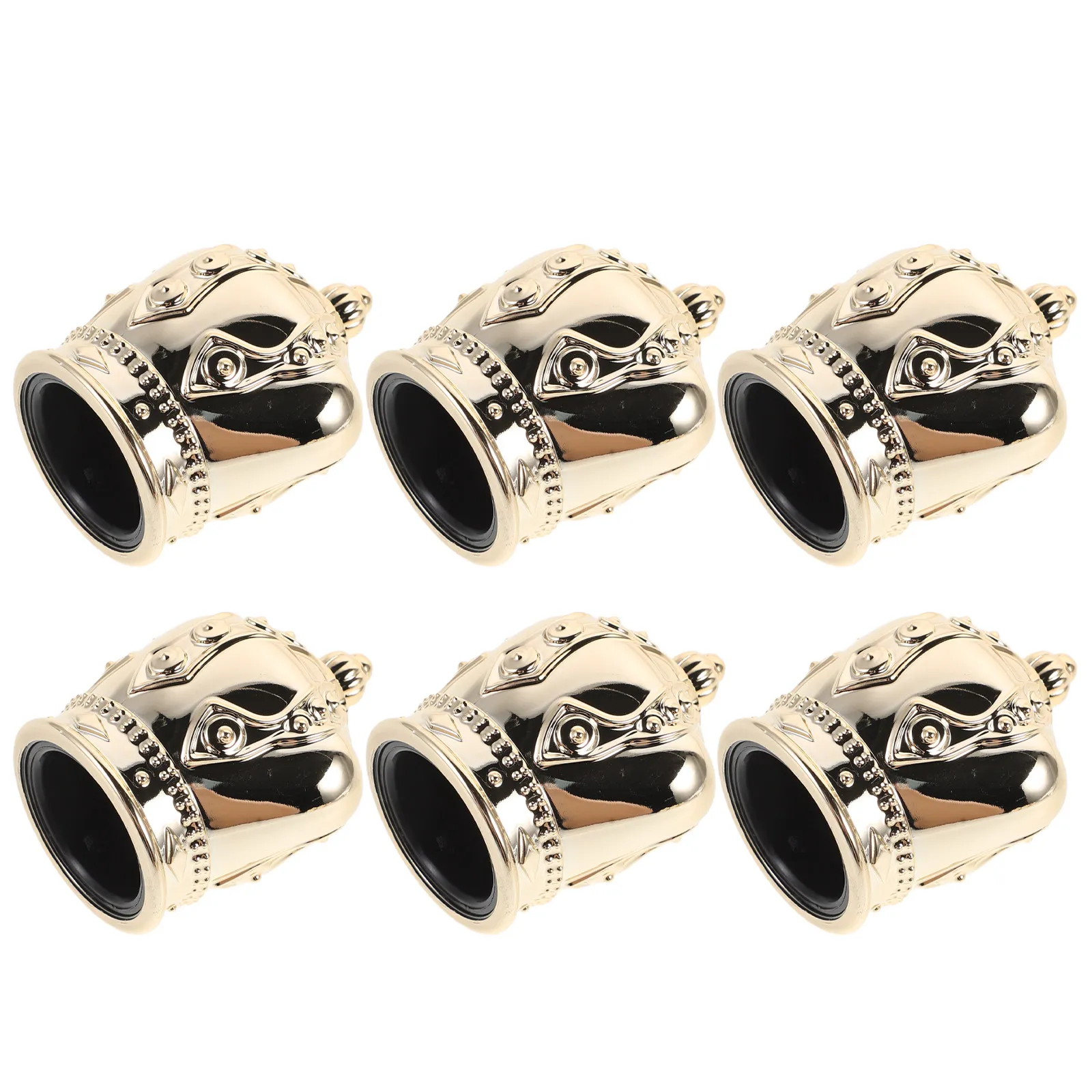 6Pcs Perfume Bottle Caps Leakproof Crown Replacement Fit 15Mm Mouth Bottles Travel Refillable Perfume Spray Bottle Lid Cover