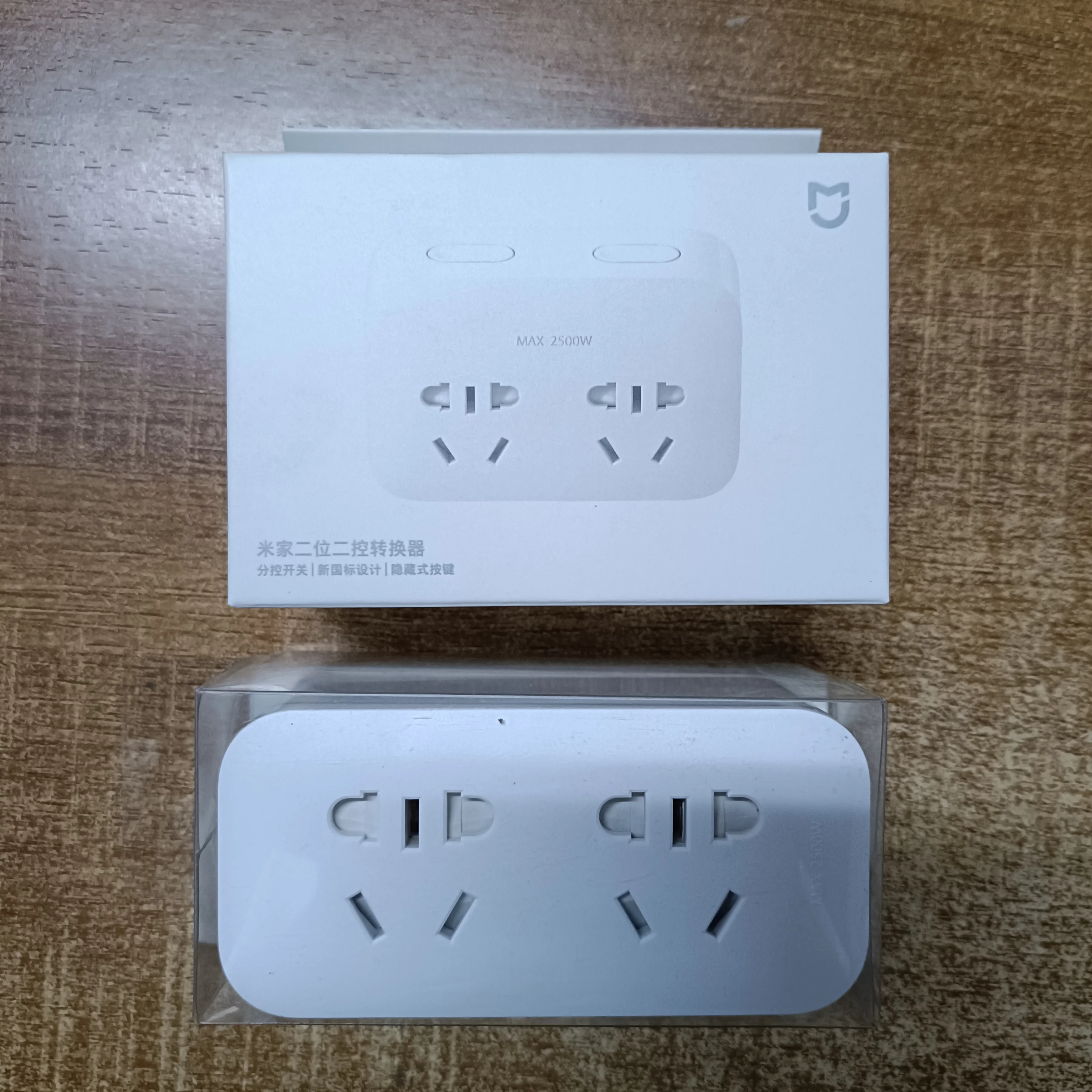 Original Xiaomi Mijia Fast Charging Power Strip Converter Portable Plug Travel Adapter for Home Office 5V 2.1A 2 Sockets