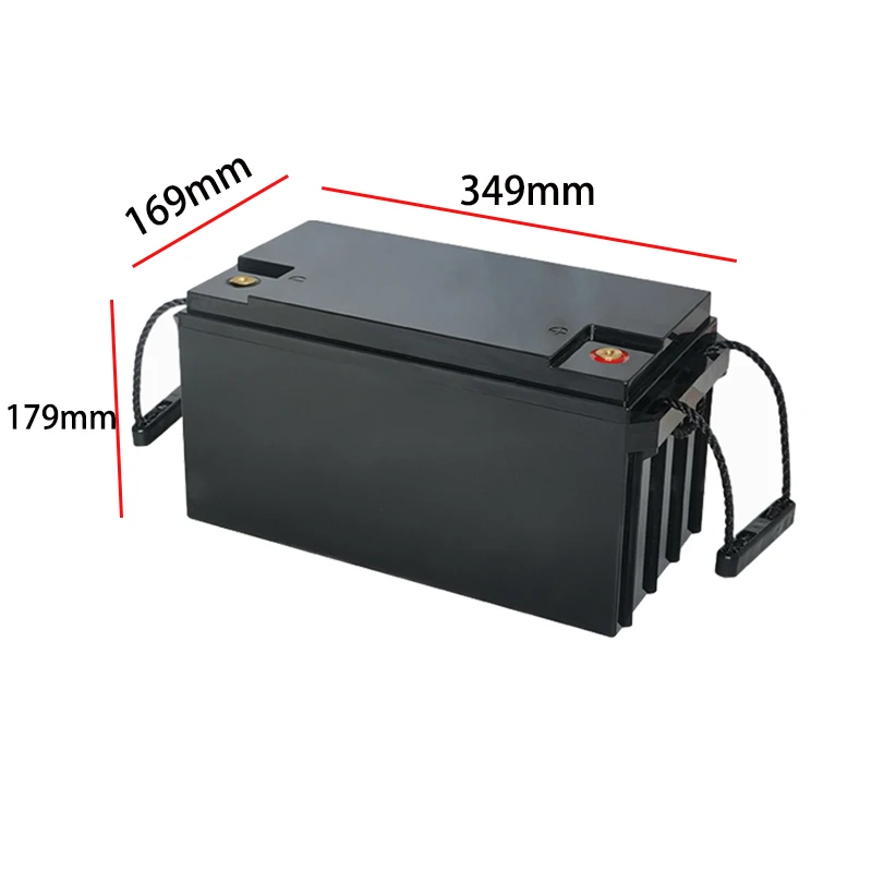 12V 24V Lifepo4 Battery Storage Boxes  80Ah 90Ah 105Ah 120Ah 150Ah 200Ah Battery Case Yachts RV Battery Solar Cells Plastic Case