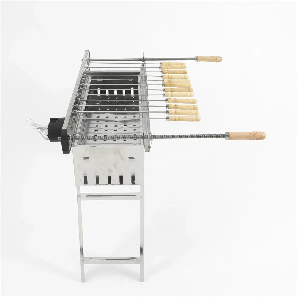 Sus304チャコール電気回転バーベキューマシン、DCモーター、5v