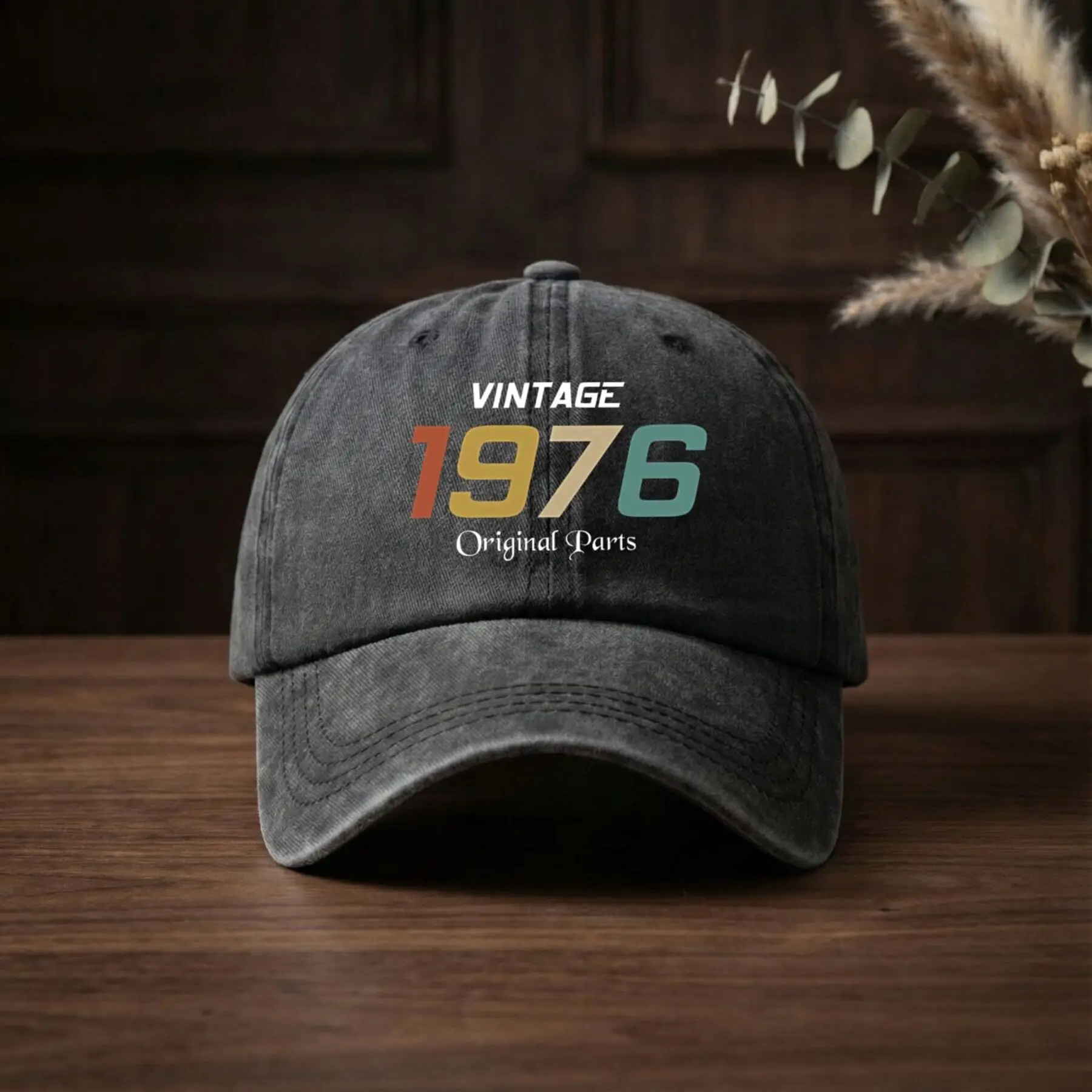 1976 Vibe Dash Retro-Baseballkappe für Männer und Frauen – leichte, verstellbare Schnallenmütze mit Vintage-Golf-Print, geeignet für den Außenbereich
