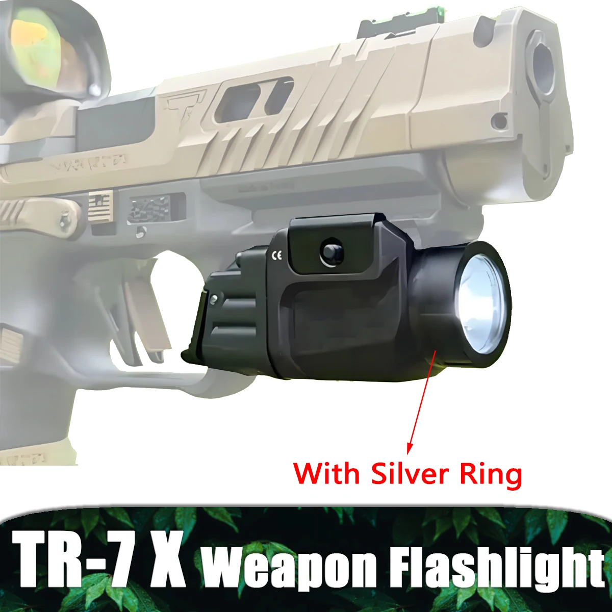 

Tactical STREAM TR-7 X TR-1 Flashlight Metal 800 Lumens TR7 X LED Strobe Light For Glock 17 Airsoft Rifle TR1 TR-7 Scout Torch