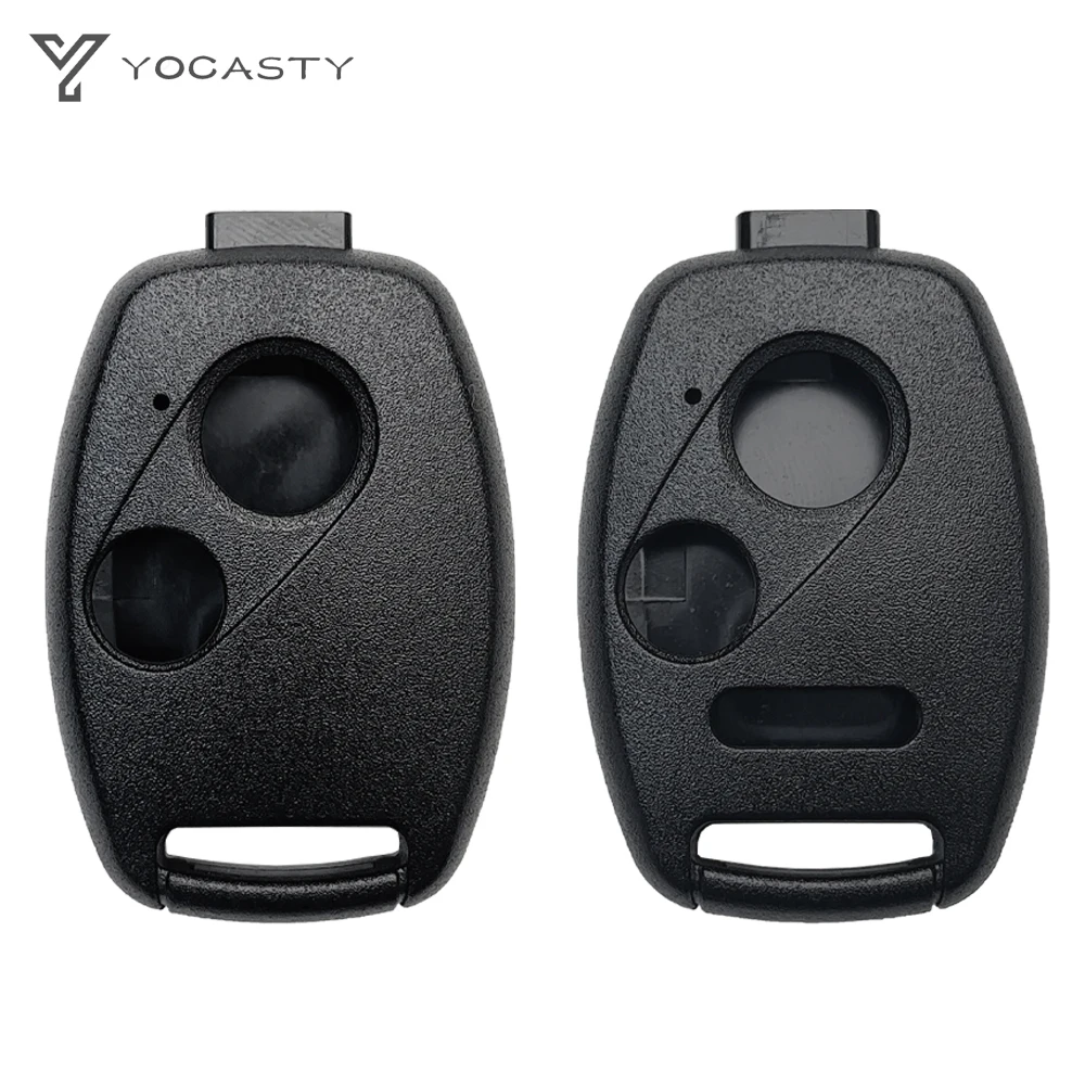 YOCASTY 2 2+1 3 3+1 Buttons Remote Car Key Shell Case With Rubber Pad For 2003-2013 Honda Accord Civic CRV Pilot