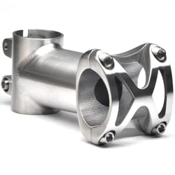 Bicycle Head Stem Titanium 25.4x50/60/70/80/90/100/110/120mm MTB Road Bike Titanium Stem 31.8x50/60/70/80/90/100/110mm 5 Degree