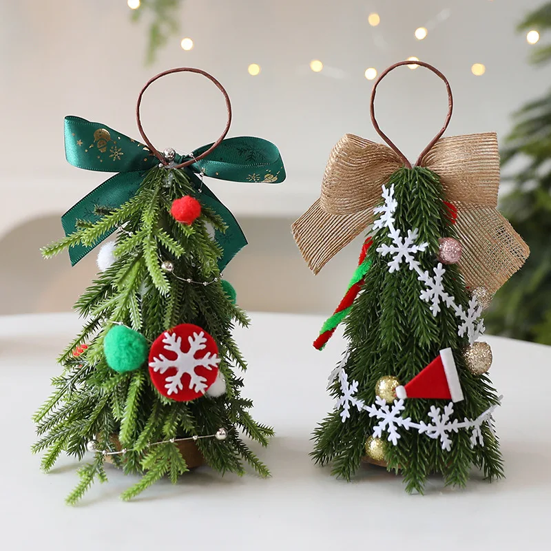 

2026 New Mini Christmas Tree Ornament diy Christmas Decoration Window PE Christmas Tree Ornament