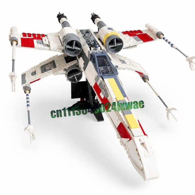 2220PCS X-Wing Fighter Building Blocks Sci-Fi Spaceship Model DIY Assembly Creative Toy Collection Display Puzzle Popular Gifts view 3