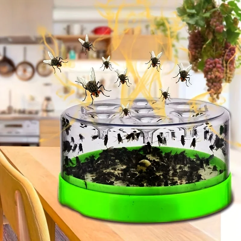 1Pc Reusable Fly Trap Outdoor Wasp Fly Trap Catcher Beekeeping Catcher Cage Equipment Home Insect Reject Control Catcher