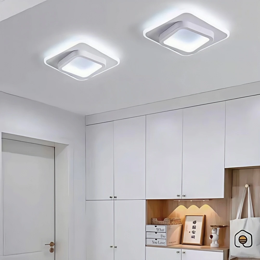 Nordic Creative LED Ceiling Light Modern Simple White Aisle Light Living Room Restaurant Bedroom Luxury Decor Lighting Fixtures