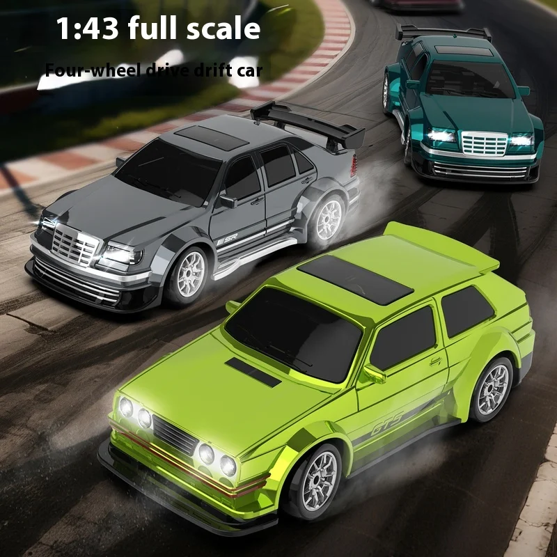 

New 1:43 Full Scale Remote Control Drift Car RC Racing Classic Old Car with Gyroscope 4WD Entry level Remote Control Car Gift