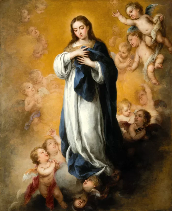 

Virgin of the Immaculate Conception, Art Picture Print Silk Poster Living Room Decor, Home Wall