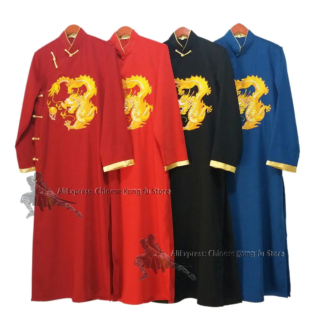 

Dragon Embroidery Wing Chun IP Man Robe Tai chi Kung fu Suit Wushu Martial arts Uniform