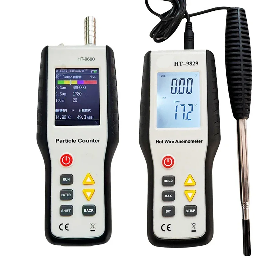 

High Sensitivie Digital Portable Wind Speed Meter Hot Wire Thermal Anemometer Anemometro Measuring Instruments Air Quality