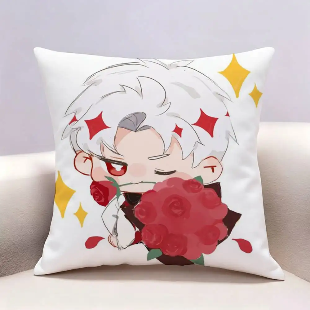 cartoon chibi Game L-Love and Deepspace  Double-sided print Pillow Case Cushion Cover Throw Pillow Case For Car Sofa