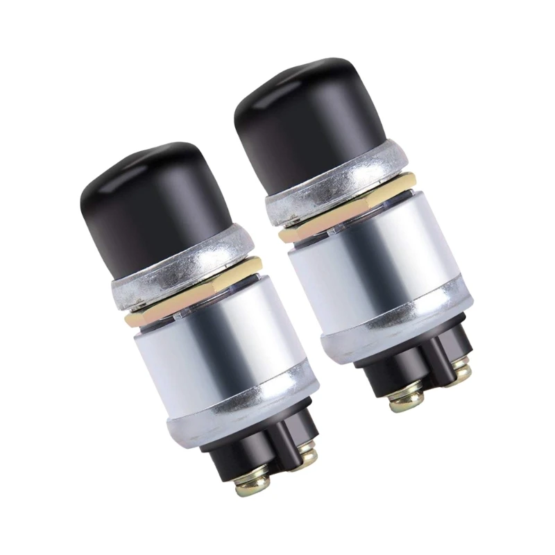 

D0UC Автомобильные выключатели зажигания для запуска двигателя Алюминиевая резиновая конструкция Универсальные выключатели