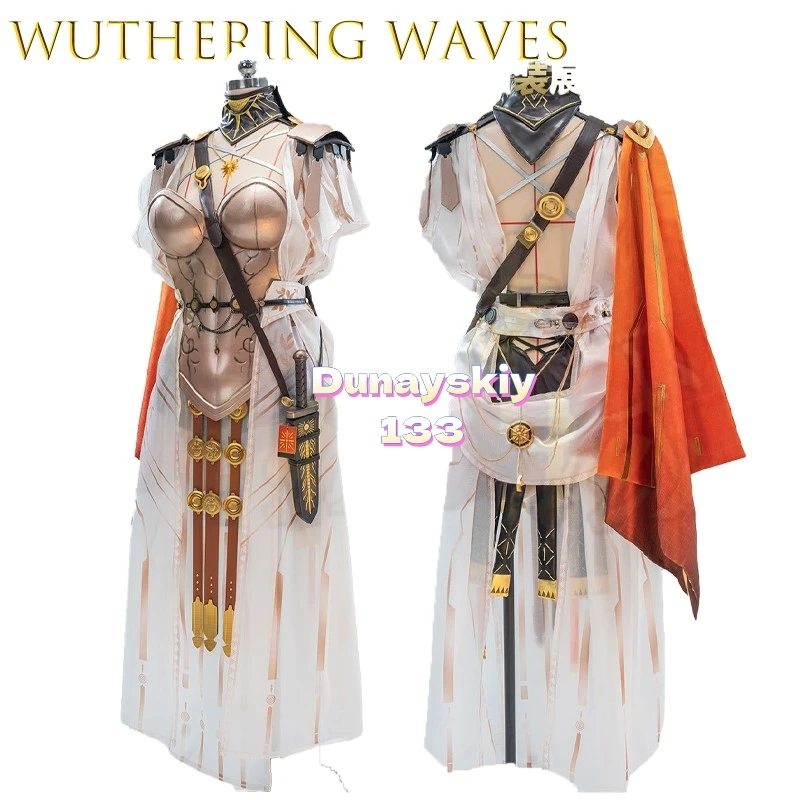 Wuthering Waves Augusta Cosplay Outfit - Anime Game Full Set Costume Sexy Style Halloween Christmas & Role Play Cosplay