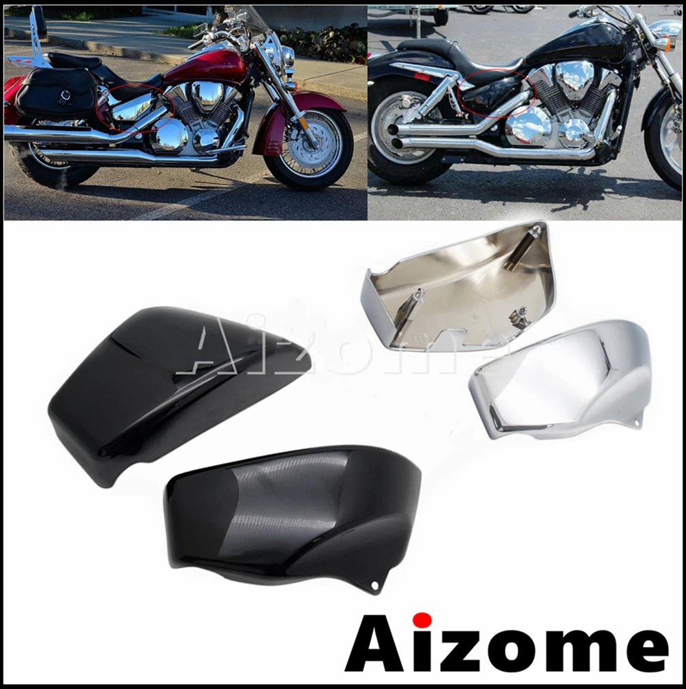 

Motorcycle Fairing Side Battery Cover Protection Accessories For Honda VTX1800 VTX 1800 R/Retro S/Spoke N/Neo F & T/Tourer 02-08