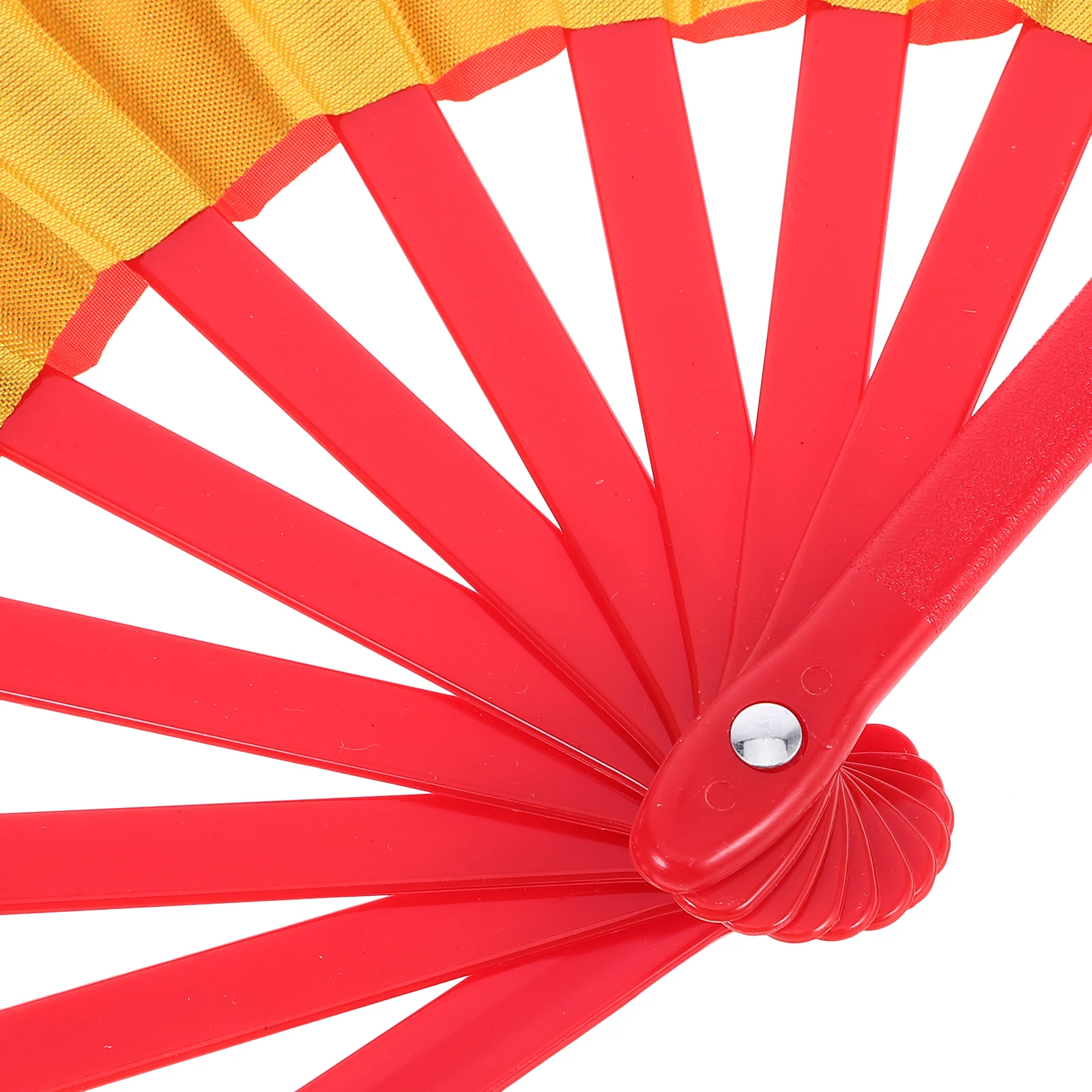 

Tai Fan 14 Inch Large Folding Hand Fan Pp Cloth Material Portable For Music Festival Party Stage Performance Wedding