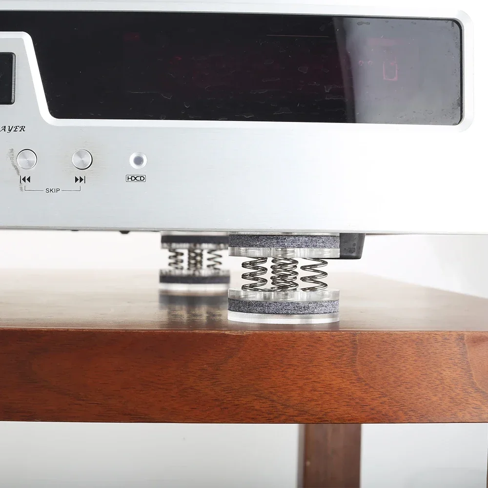 4 قطعة مكبر صوت عشاق الصوت وسادة تخميد زنبركية HIFI حامل صوت قدم عزل الصدمات